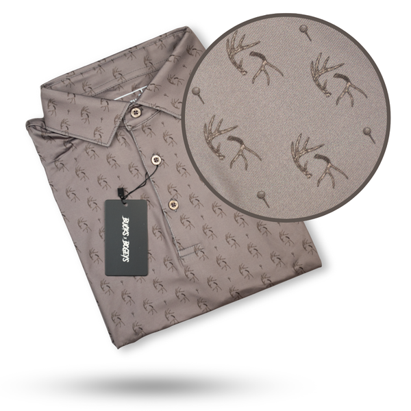 "Tees & Tines" Golf Polo