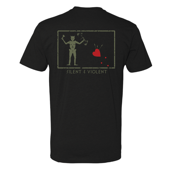 "Silent & Violent" Blackbeard Tee