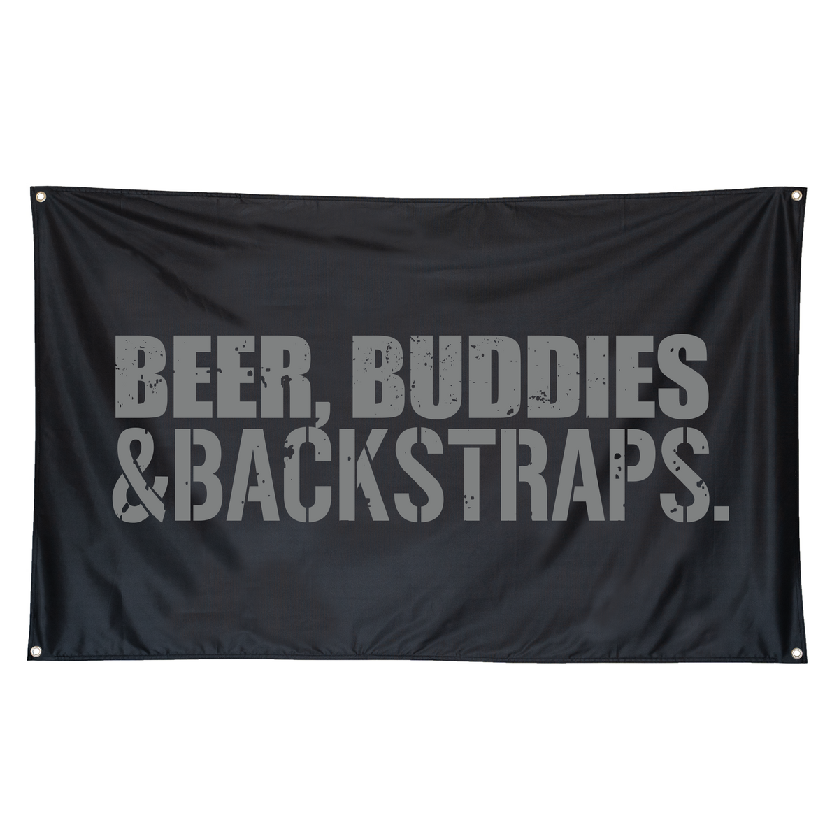 "Beer Buddies & Backstraps" Bow Hunting Banner Bow Crew Apparel Bow