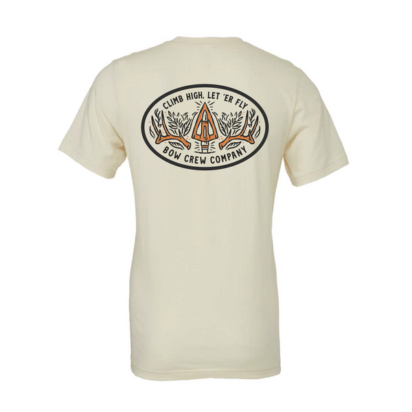 "Let Er Fly" Tee - Natural
