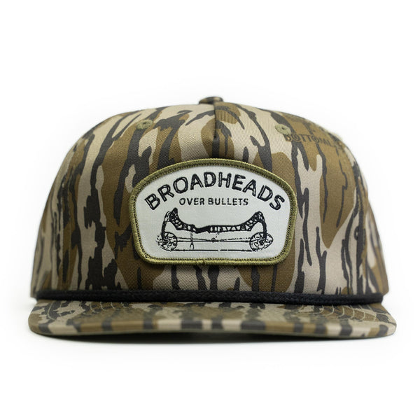 "Broadheads Over Bullets" Bottomland Rope Hat