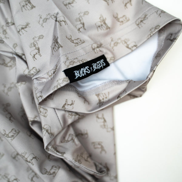 "Get Bucked" Golf Polo