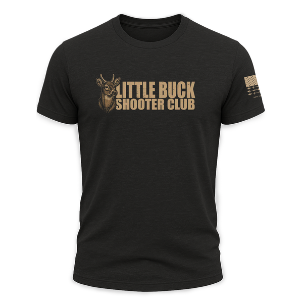 "Little Buck Shooter Club" Tee - Black