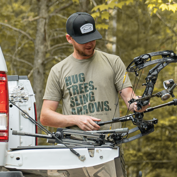 "Hug Trees, Sling Arrows" Tee