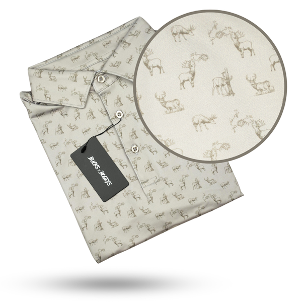 "Get Bucked" Golf Polo