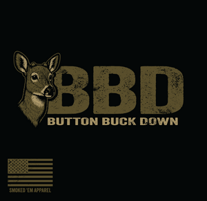 "BBD" Button Buck Down Tee