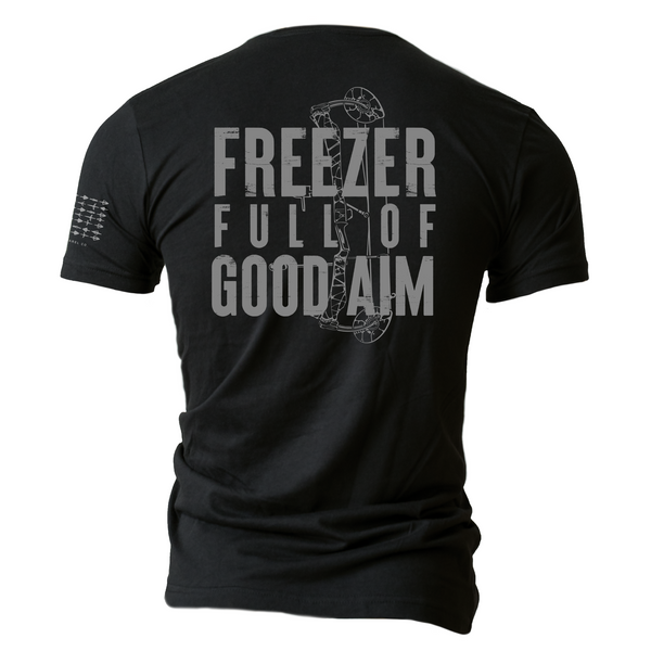 "Freezer Full Of Good Aim" Tee - Black