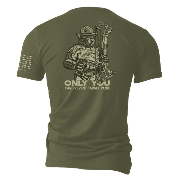 "Only You Can Prevent Target Panic" Tee