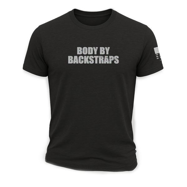 "Body By Backstraps" Tee