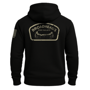 "Broadheads Over Bullets" Hoodie