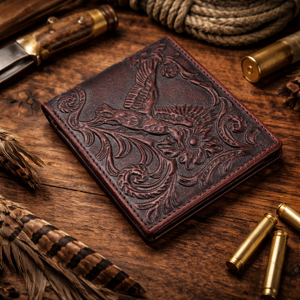 Mallards Bifold Wallet - Mahogany Brown