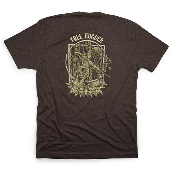 "Tree Hugger" Tee - Brown