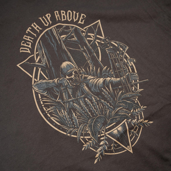 "Death Up Above" Tee - Brown