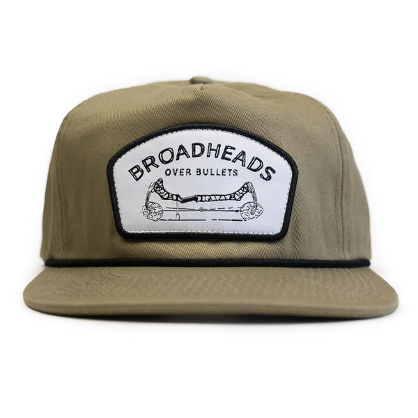 "Broadheads Over Bullets" Rope Hat