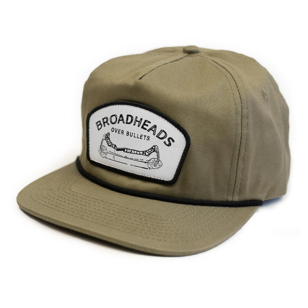 "Broadheads Over Bullets" Rope Hat