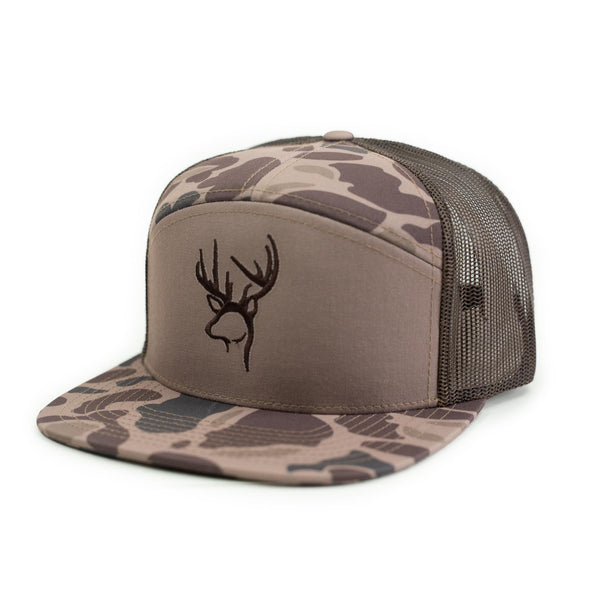 "Deer Head" Duck Camo Trucker Hat