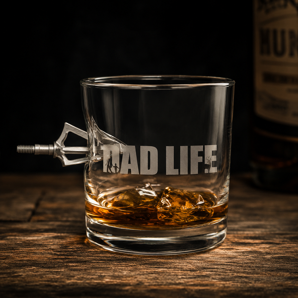 "Dad Life" Whiskey Glass
