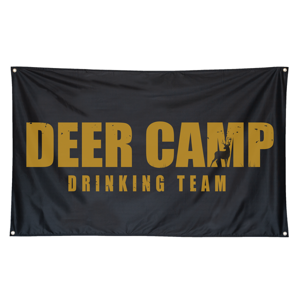 "Deer Camp Drinking Team" Banner