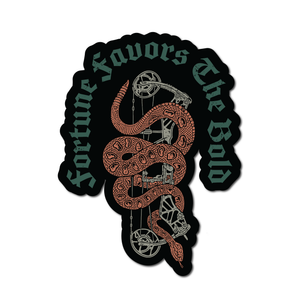 "Fortune Favors The Bold" Sticker