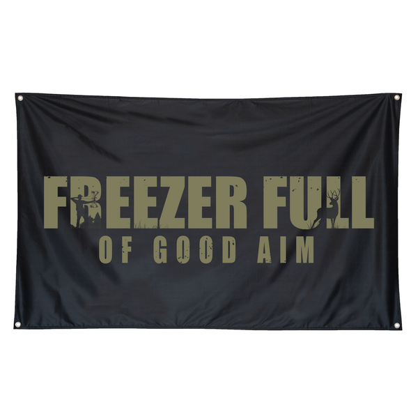 "Freezer Full of Good Aim" Banner