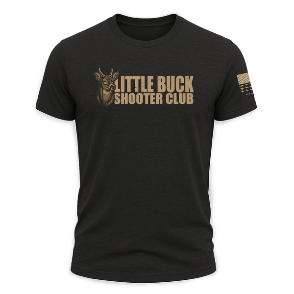 "Little Buck Shooter Club" Tee - Black