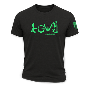 "LOVE" Slingin Arrows Tee
