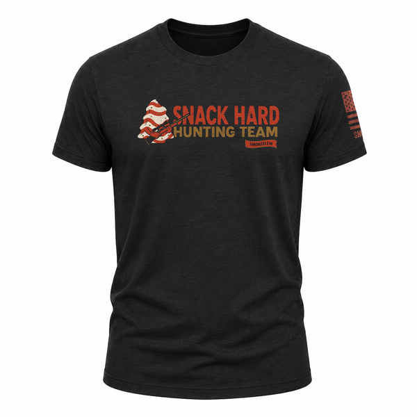 "Snack Hard Hunting Team" Tee