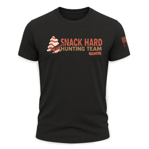 "Snack Hard Hunting Team" Tee