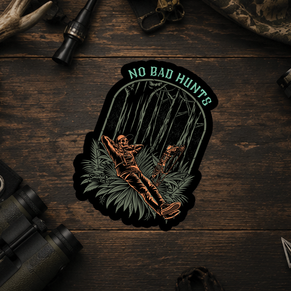 "No Bad Hunts" Sticker