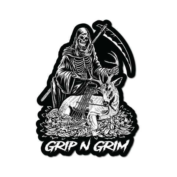 "Grip N Grim" Sticker