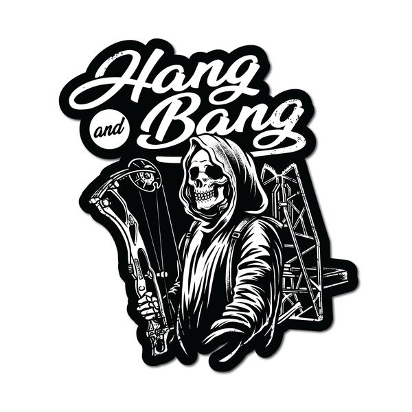 "Hang N Bang" Sticker