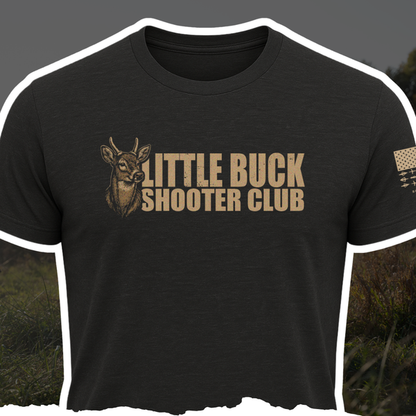 "Little Buck Shooter Club" Tee - Black