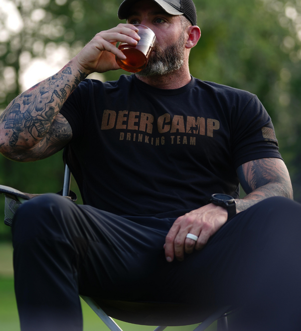 "Deer Camp Drinking Team" Tee