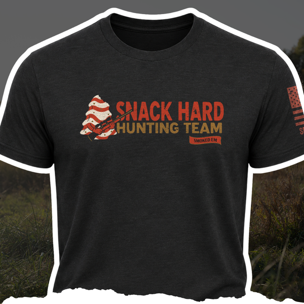 "Snack Hard Hunting Team" Tee